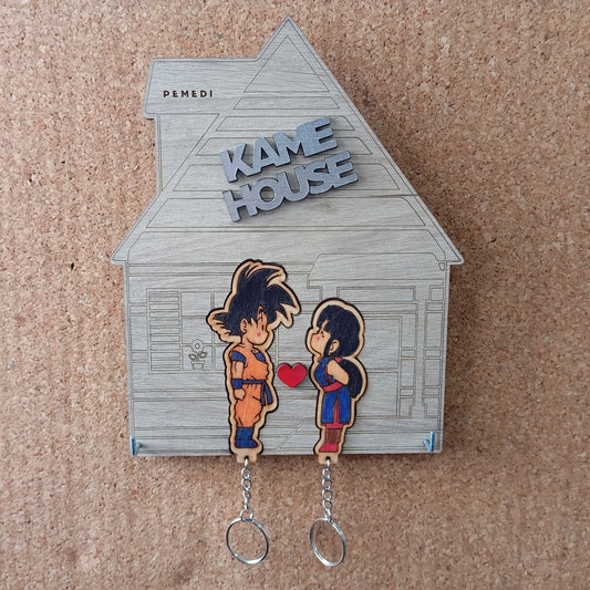 Set de Colgador de llaves Dragon Ball (Goku y Milk)
